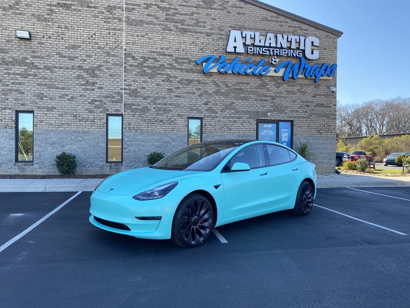 Tesla Color Change Wrap Charlotte