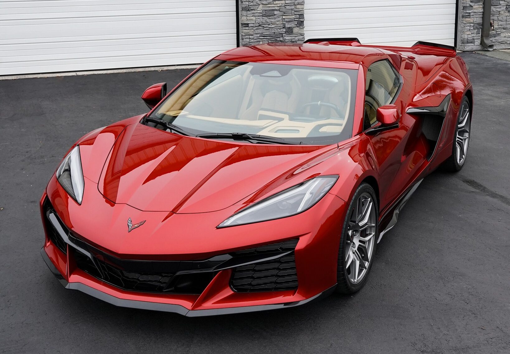 Chevrolet Corvette Z06 with paint protection film wrap in Charlotte NC
