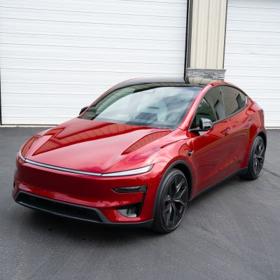 Red Tesla Front End PPF-08